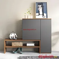 Mẫu Tủ Để Giày Bằng Gỗ Công Nghiệp Đơn Giản Thiết Kế Tiện Lợi
