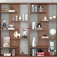 Tủ Trang Trí Gỗ Công Nghiệp Trưng Bày Đa Năng Chất Lượng Cao