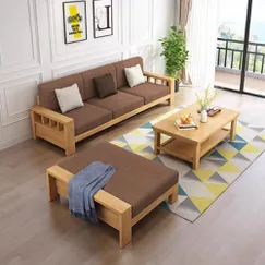 Bàn Ghế Sofa Phòng Khách Hiện Đại Thiết Kế Kiểu L Tinh Tế Sang Trọng  Bàn Ghế Sofa Phòng Khách Hiện Đại Thiết Kế Kiểu L Tinh Tế Sang Trọng