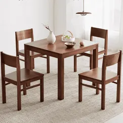 Bàn Ăn Gỗ 4 Ghế Kiểu Dáng Đơn Giản Nhỏ Gọn Chất Lượng Bền Bỉ Bàn Ăn Gỗ 4 Ghế Kiểu Dáng Đơn Giản Nhỏ Gọn Chất Lượng Bền Bỉ