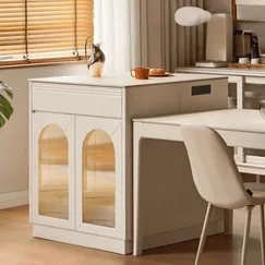 Bàn Ghế Gỗ Sồi Nguyên Khối Thiết Kế Đa Năng Kiểu Dáng Tối Giản 