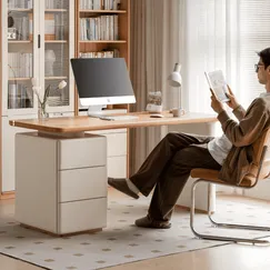 Bàn Làm Việc Máy Tính Hiện Đại Thiết Kế Tinh Tế Kèm Học Tủ Đa Năng  Bàn Làm Việc Máy Tính Hiện Đại Thiết Kế Tinh Tế Kèm Học Tủ Đa Năng