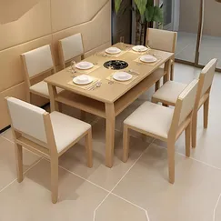 Bộ Bàn Ăn 6 Ghế Đẹp Chất Liệu Gỗ Sồi Tự Nhiên Bền Bỉ Bộ Bàn Ăn 6 Ghế Đẹp Chất Liệu Gỗ Sồi Tự Nhiên Bền Bỉ