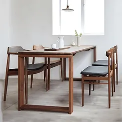 Bộ Bàn Ghế Ăn Đẹp Màu Óc Chó Sang Trọng Gỗ Tự Nhiên Chất Lượng Bộ Bàn Ghế Ăn Đẹp Màu Óc Chó Sang Trọng Gỗ Tự Nhiên Chất Lượng