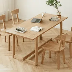 Bộ Bàn Ghế Gỗ Ăn Cơm Phong Cách Tân Cổ Điển Chất Lượng Cao