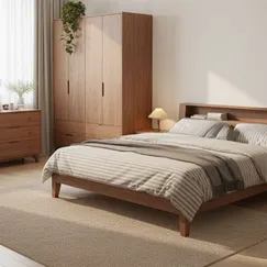 Combo Giường Tủ Phòng Ngủ Màu Óc Chó Đẹp Chất Lượng Combo Giường Tủ Phòng Ngủ Màu Óc Chó Đẹp Chất Lượng