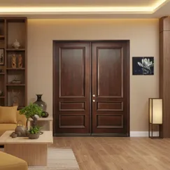 Cửa Gỗ Óc Chó Tự Nhiên Cao Cấp Thiết Kế Đẹp Chắc Chắn 