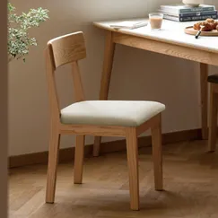 Ghế Ăn Giá Rẻ Gỗ Sồi Tự Nhiên Thiết Kế Lưng Thấp Hiện Đại Ghế Ăn Giá Rẻ Gỗ Sồi Tự Nhiên Thiết Kế Lưng Thấp Hiện Đại