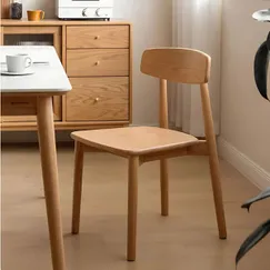 Ghế Gỗ Sồi Tự Nhiên Thiết Kế Hiện Đại Phong Cách Bắc Âu Ghế Gỗ Sồi Tự Nhiên Thiết Kế Hiện Đại Phong Cách Bắc Âu