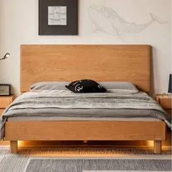 Giường Gỗ Sồi Đẹp Kết Cấu Chắc Chắn Giá Ưu Đãi