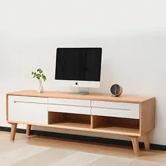 Kệ Tivi Bằng Gỗ Sồi Tự Nhiên Thiết Kế Chân Cao Tinh Tế Kệ Tivi Bằng Gỗ Sồi Tự Nhiên Thiết Kế Chân Cao Tinh Tế