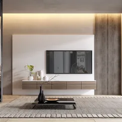 Kệ Tivi Treo Tường Gỗ Công Nghiệp Kết Cấu Bền Bỉ Giá Ưu Đãi 