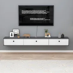 Kệ Tivi Treo Tường Phòng Khách Đẹp Thiết Kế Nhỏ Gọn Sang Trọng