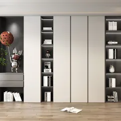 Kệ Trang Trí Phòng Khách Hiện Đại Chất Liệu Gỗ Công Nghiệp