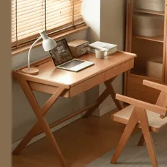 Mẫu Bàn Làm Việc Gỗ Tự Nhiên Đẹp Thiết Kế  Chân Hình Chữ X Độc Đáo Mẫu Bàn Làm Việc Gỗ Tự Nhiên Đẹp Thiết Kế  Chân Hình Chữ X Độc Đáo