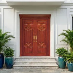 Mẫu Cửa Gỗ 2 Cánh Tân Cổ Điển Phong Cách Đơn Giản Giá Ưu Đãi