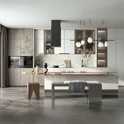 Mẫu Thiết Kế Bếp Chữ I Gỗ Công Nghiệp Phối Cánh Kính Đẹp Giá Tốt  Mẫu Thiết Kế Bếp Chữ I Gỗ Công Nghiệp Phối Cánh Kính Đẹp Giá Tốt