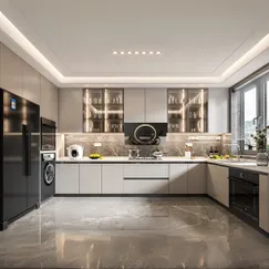 Mẫu Thiết Kế Bếp Chữ U Gỗ Công Nghiệp Sang Trọng Thời Thượng Mẫu Thiết Kế Bếp Chữ U Gỗ Công Nghiệp Sang Trọng Thời Thượng