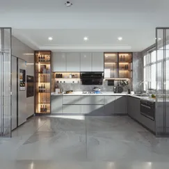 Mẫu Thiết Kế Tủ Bếp Hình Chữ U Gỗ Công Nghiệp Đẹp Hiện Đại  Mẫu Thiết Kế Tủ Bếp Hình Chữ U Gỗ Công Nghiệp Đẹp Hiện Đại