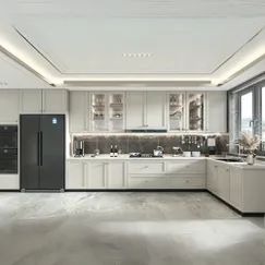 Mẫu Tủ Bếp Gỗ Công Nghiệp Đẹp Cánh Sơn 2K Sang Trọng Mẫu Tủ Bếp Gỗ Công Nghiệp Đẹp Cánh Sơn 2K Sang Trọng