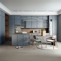 Mẫu Tủ Bếp Gỗ MDF Thiết Kế Và Sơn Màu Theo Yêu Cầu  Mẫu Tủ Bếp Gỗ MDF Thiết Kế Và Sơn Màu Theo Yêu Cầu