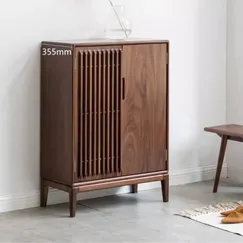 Mẫu Tủ Giày Gỗ Tự Nhiên Màu Óc Chó Sẫm Sang Trọng Cửa Lưới Sang Trọng Mẫu Tủ Giày Gỗ Tự Nhiên Màu Óc Chó Sẫm Sang Trọng Cửa Lưới Sang Trọng