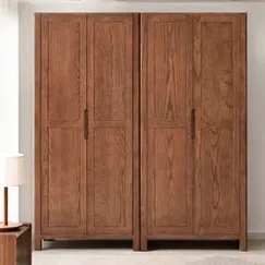 Mẫu Tủ Quần Áo Gỗ Sồi Cao Cấp Thiết Kế Tinh Tế Bền Bỉ 