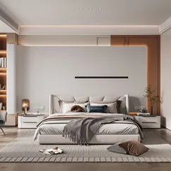 Thiết Kế Phòng Ngủ Hiện Đại Gỗ Công Nghiệp  Phong Cách Hiện Đại