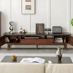 Tủ Để Tivi Phòng Khách Bằng Gỗ Ghép Phủ Veneer Sồi Bo Góc Sang Trọng Tủ Để Tivi Phòng Khách Bằng Gỗ Ghép Phủ Veneer Sồi Bo Góc Sang Trọng
