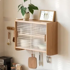 Tủ Đựng Chén Bát Treo Tường Gỗ Sồi Cánh Kính Nhỏ Gọn Giá Tốt Tủ Đựng Chén Bát Treo Tường Gỗ Sồi Cánh Kính Nhỏ Gọn Giá Tốt