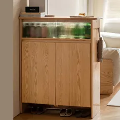 Tủ Gỗ Để Giày Dép Hiện Đại Kính Trang Trí Tinh Tế Phong Cách Bắc Âu Tủ Gỗ Để Giày Dép Hiện Đại Kính Trang Trí Tinh Tế Phong Cách Bắc Âu