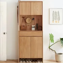 Tủ Gỗ Để Giày Dép Phong Cách Bắc Âu Tinh Tế Ngăn Kéo Tiện Dụng Tủ Gỗ Để Giày Dép Phong Cách Bắc Âu Tinh Tế Ngăn Kéo Tiện Dụng