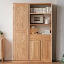 Tủ Gỗ Đựng Giày Dép Kết Hợp Tủ Treo Đồ Phong Cách Bắc Âu Hiện Đại  Tủ Gỗ Đựng Giày Dép Kết Hợp Tủ Treo Đồ Phong Cách Bắc Âu Hiện Đại