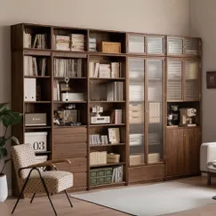Tủ Hồ Sơ Giám Đốc Gỗ Sồi Sơn Màu Óc Chó Thiết Kế Kích Thước Lớn Tủ Hồ Sơ Giám Đốc Gỗ Sồi Sơn Màu Óc Chó Thiết Kế Kích Thước Lớn