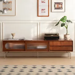 Tủ Kệ Tivi Gỗ Ghép Phủ Veneer Thiết Kế Chân Sắt Đẹp Cửa Lùa Tối Ưu Tủ Kệ Tivi Gỗ Ghép Phủ Veneer Thiết Kế Chân Sắt Đẹp Cửa Lùa Tối Ưu