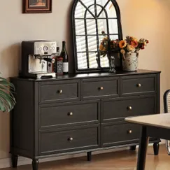 Tủ Ngăn Kéo Mini Để Quần Áo Gỗ Sồi Sơn Màu Đen Cổ Điển Sang Trọng Tủ Ngăn Kéo Mini Để Quần Áo Gỗ Sồi Sơn Màu Đen Cổ Điển Sang Trọng