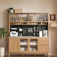 Tủ Phòng Bếp Đựng Chén Bát Gỗ Sồi Thiết Kế Tối Ưu Không Gian Tủ Phòng Bếp Đựng Chén Bát Gỗ Sồi Thiết Kế Tối Ưu Không Gian