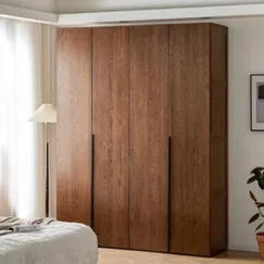 Tủ Quần Áo Gỗ Sồi 4 Cánh Kiểu Dáng Sang Trọng Tiện Lợi