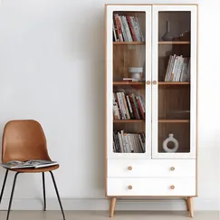 Tủ Tài Liệu Gỗ Sồi Tự Nhiên Kiểu Dáng Sang Trọng Thanh Lịch  Tủ Tài Liệu Gỗ Sồi Tự Nhiên Kiểu Dáng Sang Trọng Thanh Lịch