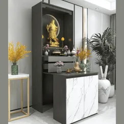 Tủ Thờ Hiện Đại Gỗ Công Nghiệp Kèm Tủ Nhỏ Di Động Tiện Ích Tủ Thờ Hiện Đại Gỗ Công Nghiệp Kèm Tủ Nhỏ Di Động Tiện Ích