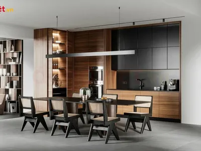 15+ mẫu tủ bếp âm tường cao cấp, đẹp, cực cuốn hút cho nhà bếp nhỏ 