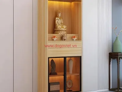 59+ mẫu bàn thờ gỗ đẹp cho nhà phố, chung cư, biệt thự sang trọng 2026