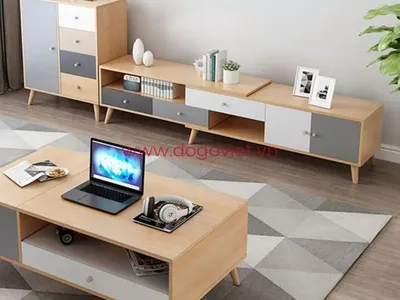 Báo giá kệ tivi gỗ công nghiệp chuẩn xưởng, tiết kiệm chi phí