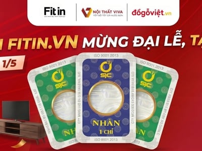 Chương trình khuyến mãi:  Chào sân Fitin.vn - Mừng đại lễ 30/4 - 01/05, tặng vàng SJC
