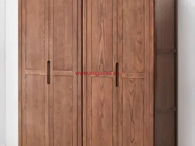 Giá tủ quần áo gỗ tự nhiên bao nhiêu? Báo giá theo mẫu & kích thước