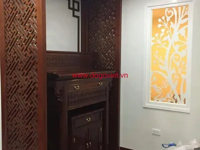  30+ mẫu vách ngăn bàn thờ hiện đại, tạo không gian thờ chuẩn phong thủy