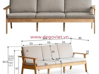  Kích thước bàn ghế sofa gỗ chuẩn đẹp cho mọi phòng khách chi tiết
