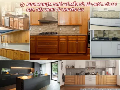 Kinh nghiệm thiết kế mẫu tủ bếp chữ I dài 3m đẹp, tiện nghi từ chuyên gia Kinh nghiệm thiết kế mẫu tủ bếp chữ I dài 3m đẹp, tiện nghi từ chuyên gia