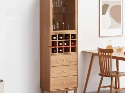  Mẫu tủ rượu bằng gỗ tự nhiên đẹp mắt, báo giá & thiết kế theo yêu cầu