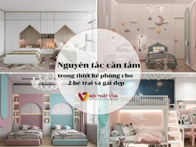 Nguyên tắc cần tắm trong thiết kế phòng cho 2 bé trai và gái đẹp Nguyên tắc cần tắm trong thiết kế phòng cho 2 bé trai và gái đẹp
